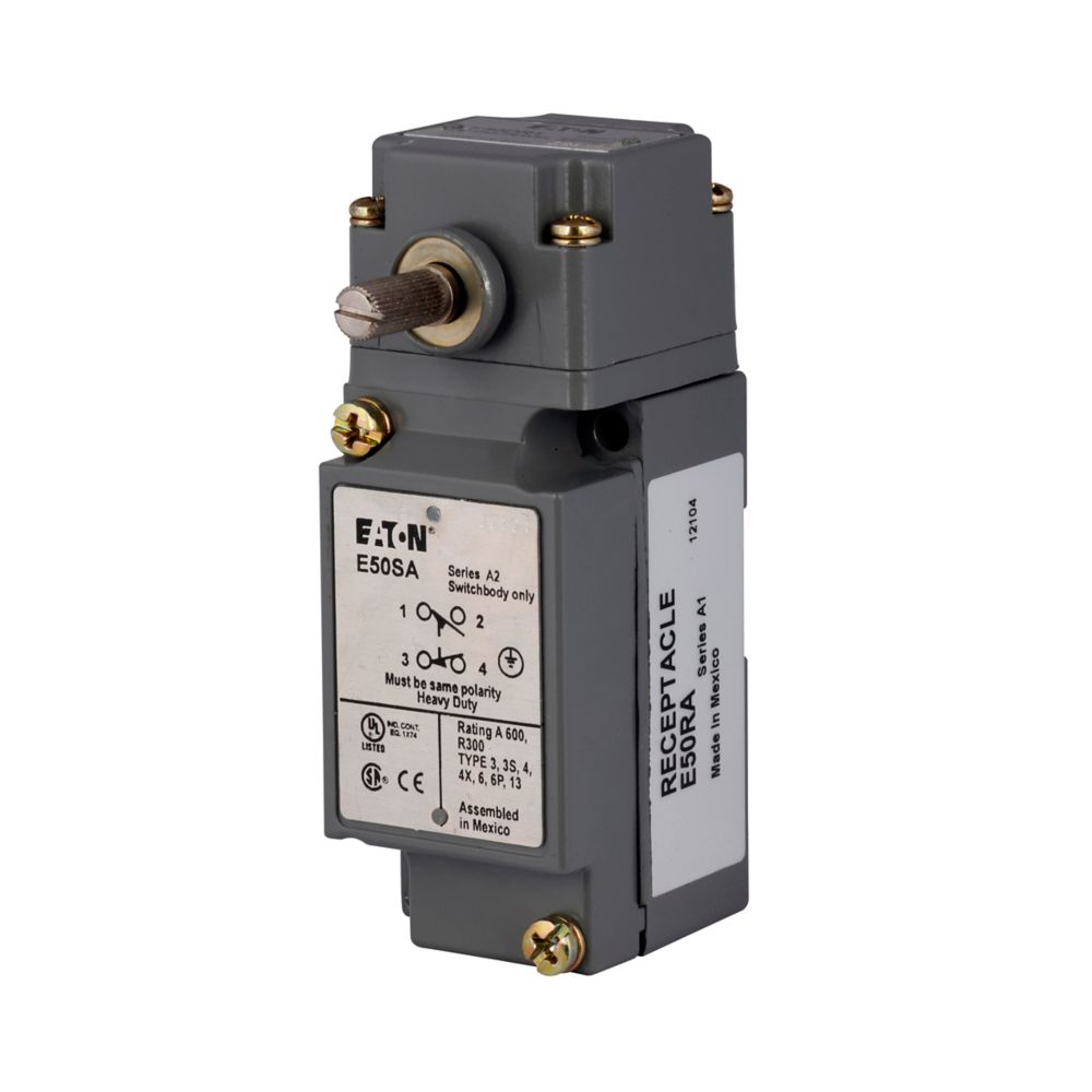 E50AR1 - Eaton Cutler Hammer - 10A E50 Nema Heavy Duty Plug-In Limit Switch