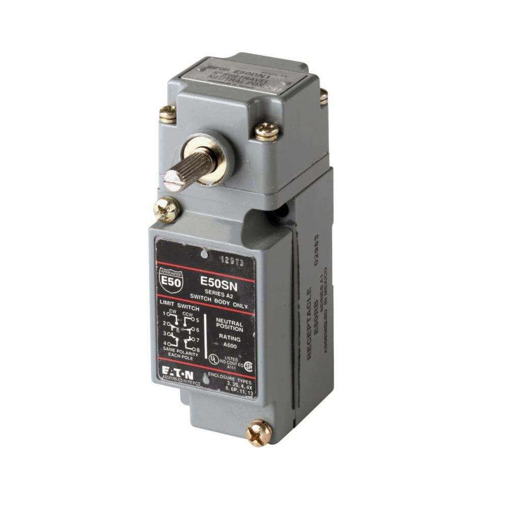 E50DN1 - Eaton Cutler Hammer - E50 Nema Heavy Duty Plug-In Limit Switch