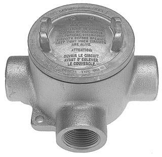 EABT16SA - Eaton Crouse-Hinds Series - 1/2" Feraloy Iron Alloy Condulet EAB Conduit Outlet Box