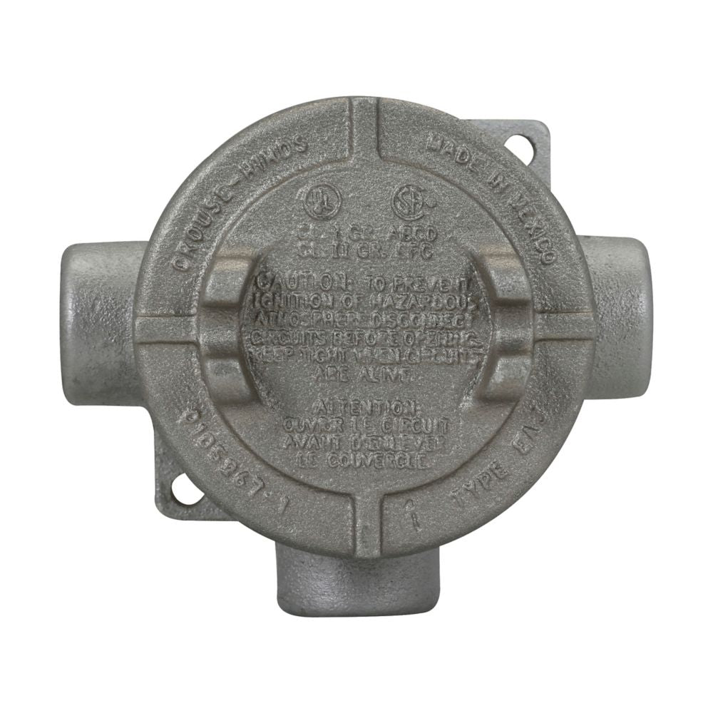 EAJT26SA - Eaton Crouse-Hinds Series - 3/4" Condulet EAJ Conduit Outlet Box with Cover