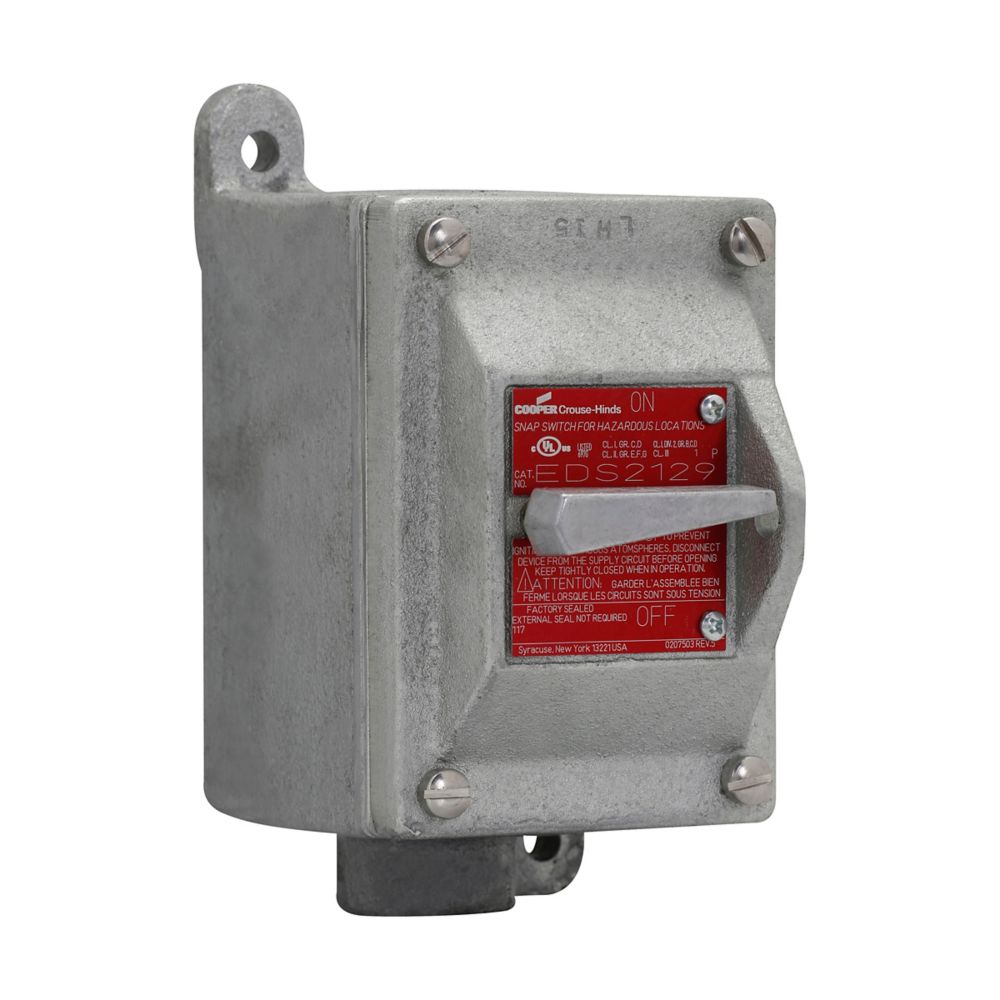 EDS2130 - Eaton Crouse-Hinds Series - 3/4" EDS Snap Switch Control Station