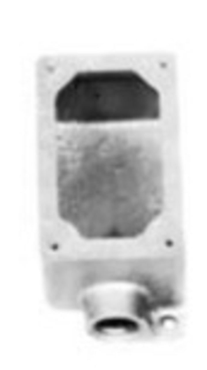EFDC150NLQ - Appleton - 1/2" 1-Gang Feed-Thru EFD Type Malleable Iron Mounting Body