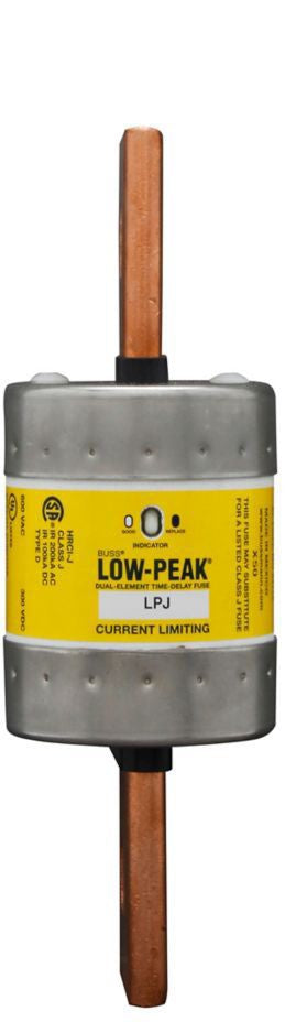 LPJ-600SPI - Bussmann - 600V Low-Peak Class J Indicating Time-Delay Fuse