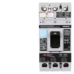 FXD63B200 - Siemens - 200A 600V 3 Pole Bolt-On Circuit Breakers