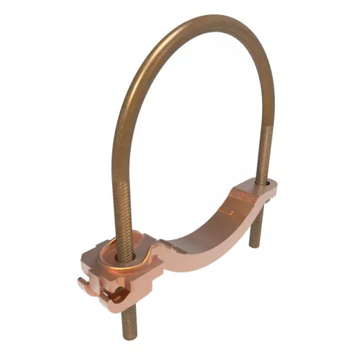 GAR3905BU - Burndy - 4" to 5" Pipe 3/8" Stud Mechanical Grounding Connector