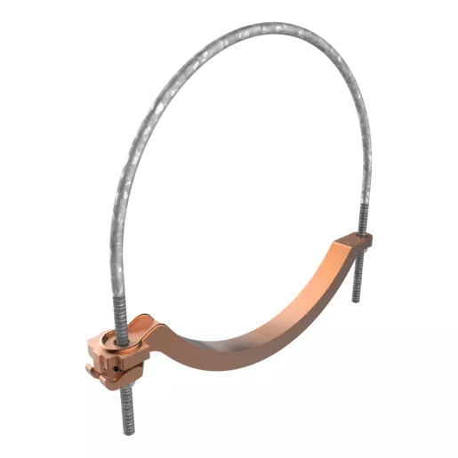 GAR3907 - Burndy - 8" Pipe 3/8" Stud Mechanical Grounding Connector