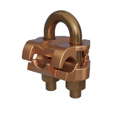 GAR6429 - Burndy - 3/8" Pipe 5/8" to 3/4" Rod Bright Dipped Mechanical Grounding Connector