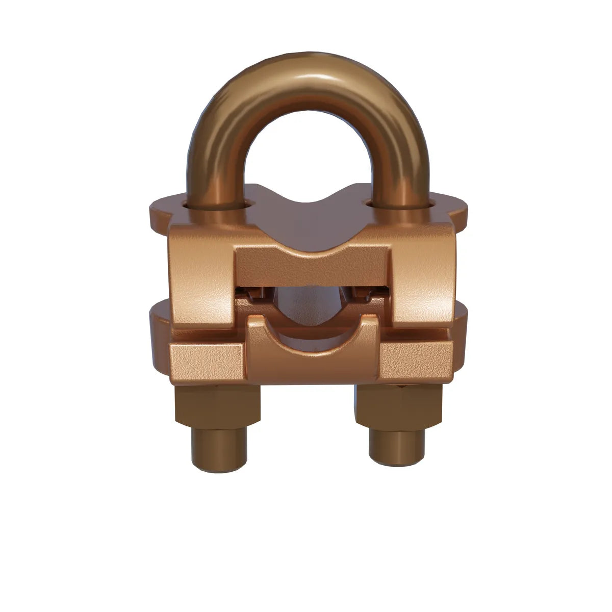 GAR6429 - Burndy - 3/8" Pipe 5/8" to 3/4" Rod Bright Dipped Mechanical Grounding Connector