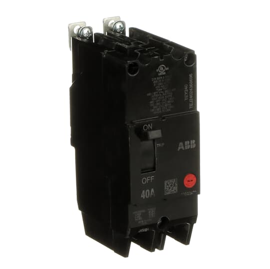 TEY240 - General Electric - 40 Amp 2 Pole 480 V Circuit Breaker