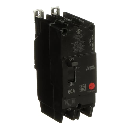 TEY260 - General Electric - 60 Amp 2 Pole 480 V Circuit Breaker