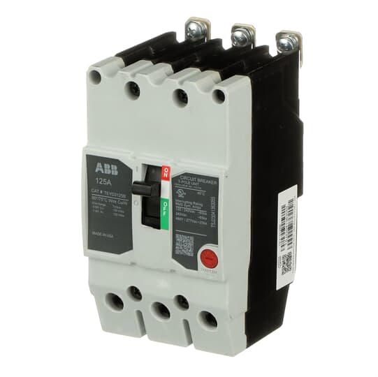 TEYD3125B - General Electric - 125 Amp 3 Pole 480 V Circuit Breaker