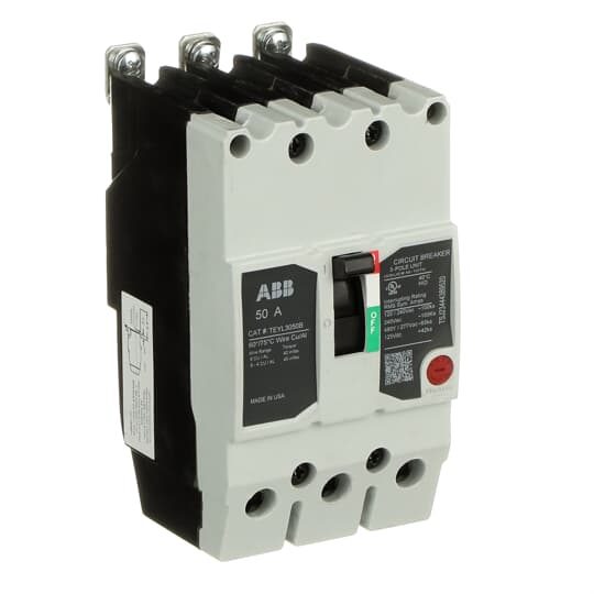 TEYL3050B - General Electric - 50 Amp 3 Pole 480 V Circuit Breaker