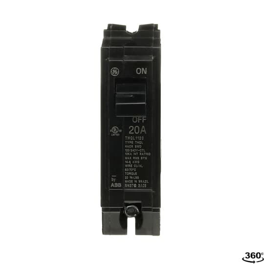 THQL1120 - General Electric - 20 Amp 1 Pole 120 V Circuit Breaker