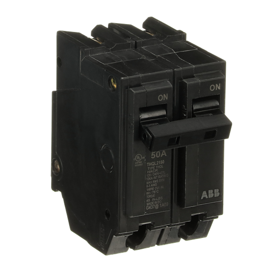 THQL2150 - General Electric - 50 Amp 2 Pole 240 V Circuit Breaker