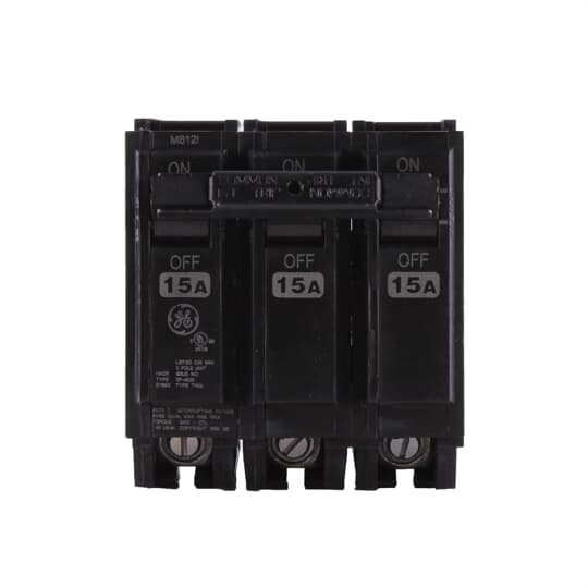 THQL32015 - General Electric - 15 Amp 3 Pole 240 V Circuit Breaker