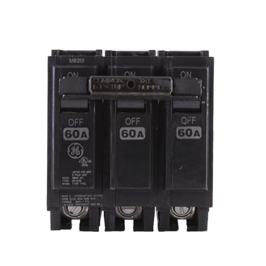 THQL32060 - General Electric - 60 Amp 3 Pole 240 V Circuit Breaker