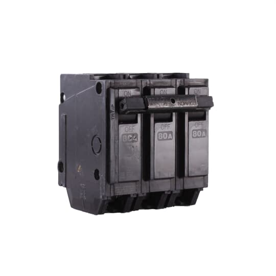 THQL32080 - General Electric - 80 Amp 3 Pole 240 V Circuit Breaker
