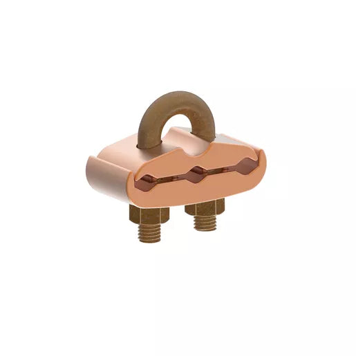 GK6429 - Burndy - 3/8" Pipe 5/8" to 3/4" Rod Copper Alloy Grounding Clamp