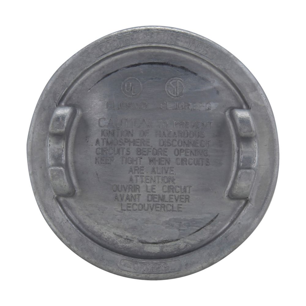 GUA07 - Eaton Crouse-Hinds Series - 3-5/8" Condulet GUA Surface Cover