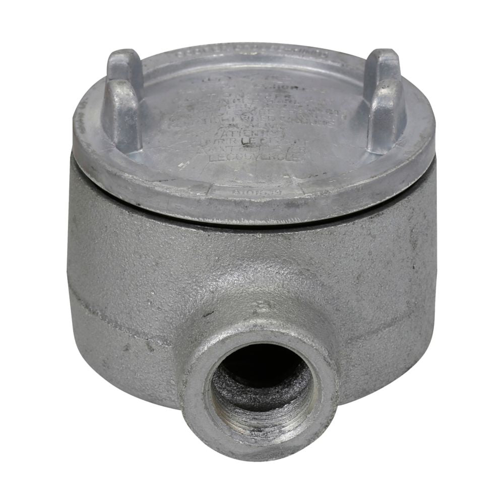 GUAB16 - Eaton Crouse-Hinds Series - 1/2" Condulet GUA Conduit Outlet Box with Cover