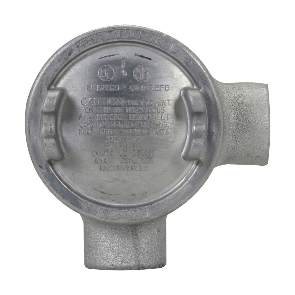 GUAM36 - Eaton Crouse-Hinds Series - 1" Condulet GUA Conduit Outlet Box with Cover