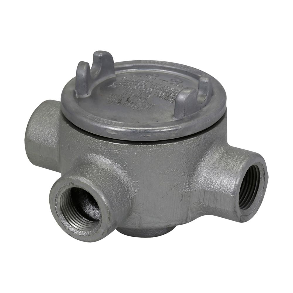 GUAW26 - Eaton Crouse-Hinds Series - 3/4" Condulet GUA Conduit Outlet Box with Cover