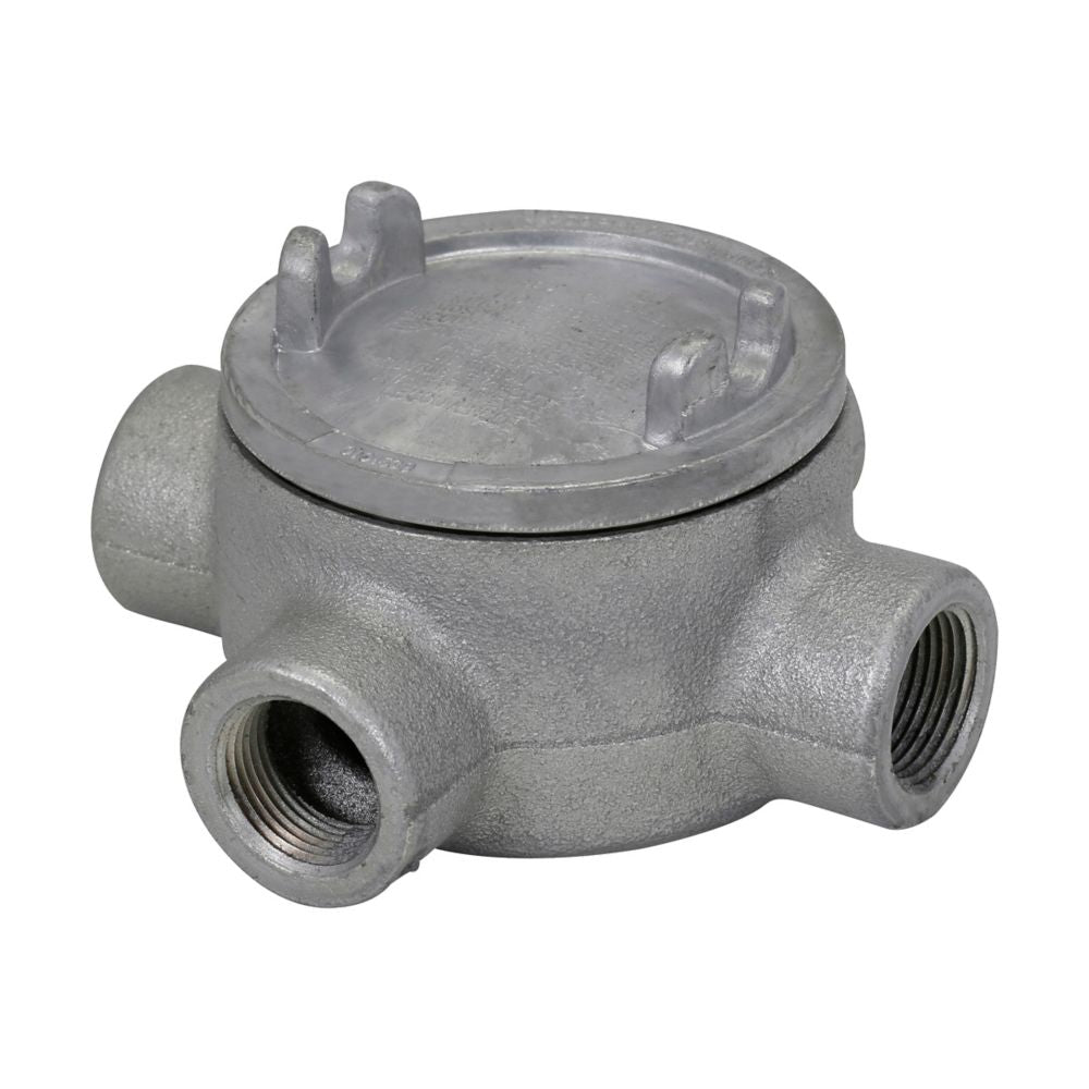 GUAX47 - Eaton Crouse-Hinds Series - 1-1/4" Condulet GUA Conduit Outlet Box with Cover