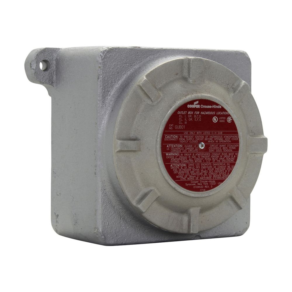GUB01 - Eaton Crouse-Hinds Series - 5-3/8" GUB Junction Box