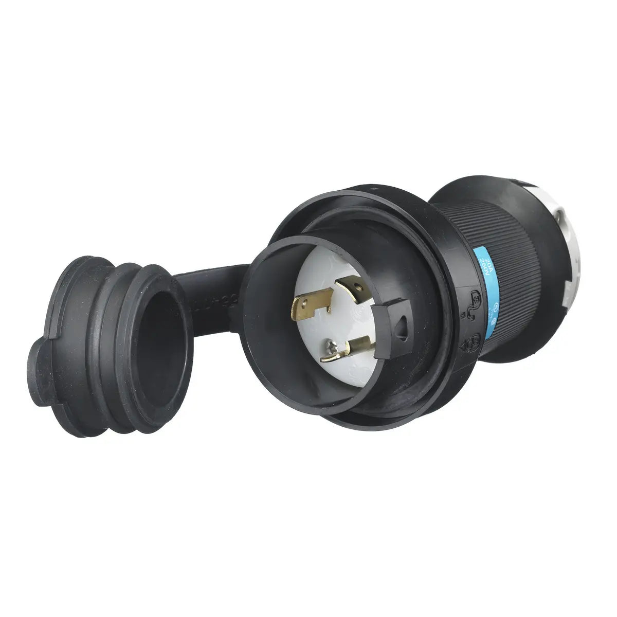 HBL2321SW - Hubbell Wiring Device-Kellems - 20A 250V 2-Pole 3-Wire Grounding Twist-Lock Device with Male Plug