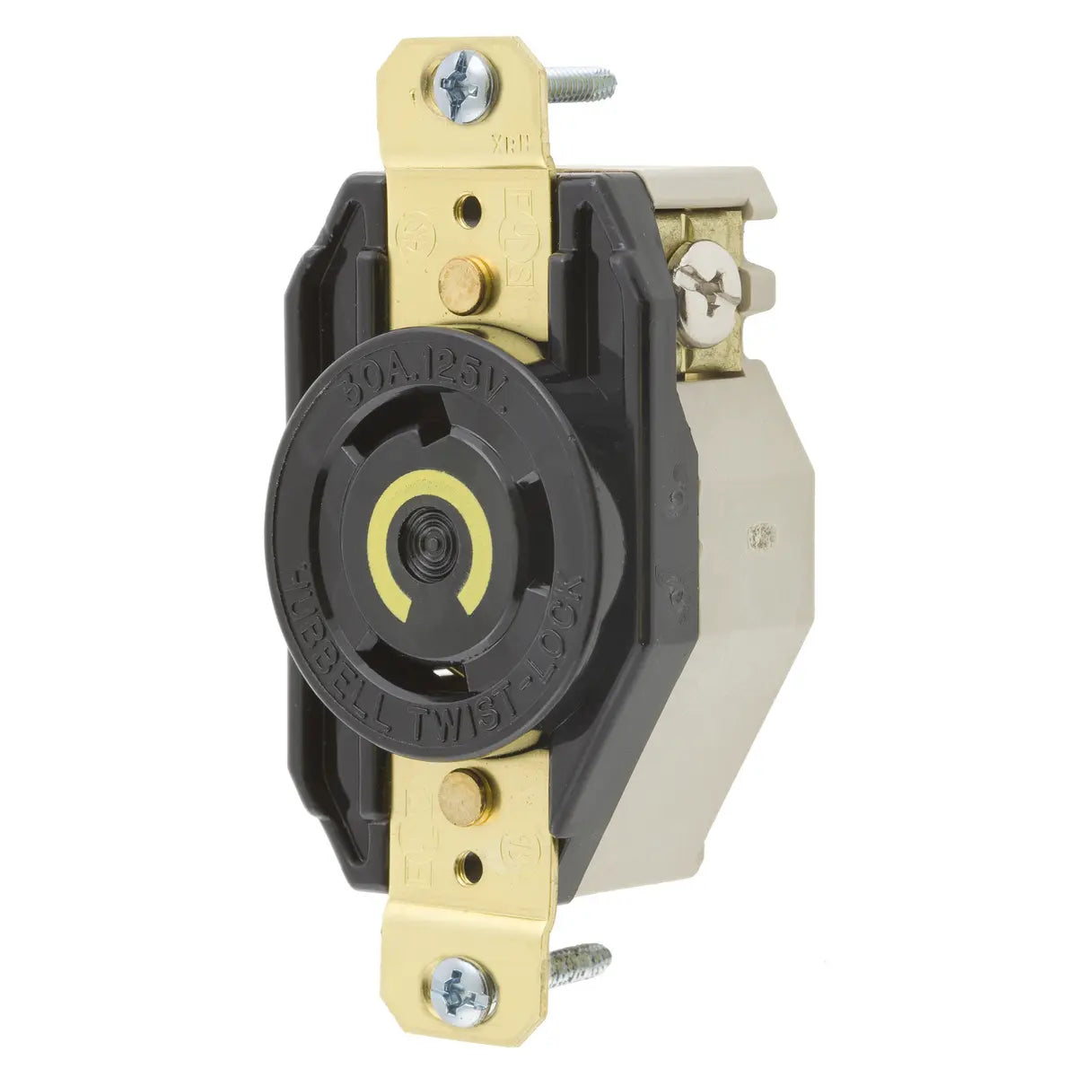 HBL2610 - Hubbell Wiring Device-Kellems - 30A Flush Receptacle Twist-Lock Locking Devices