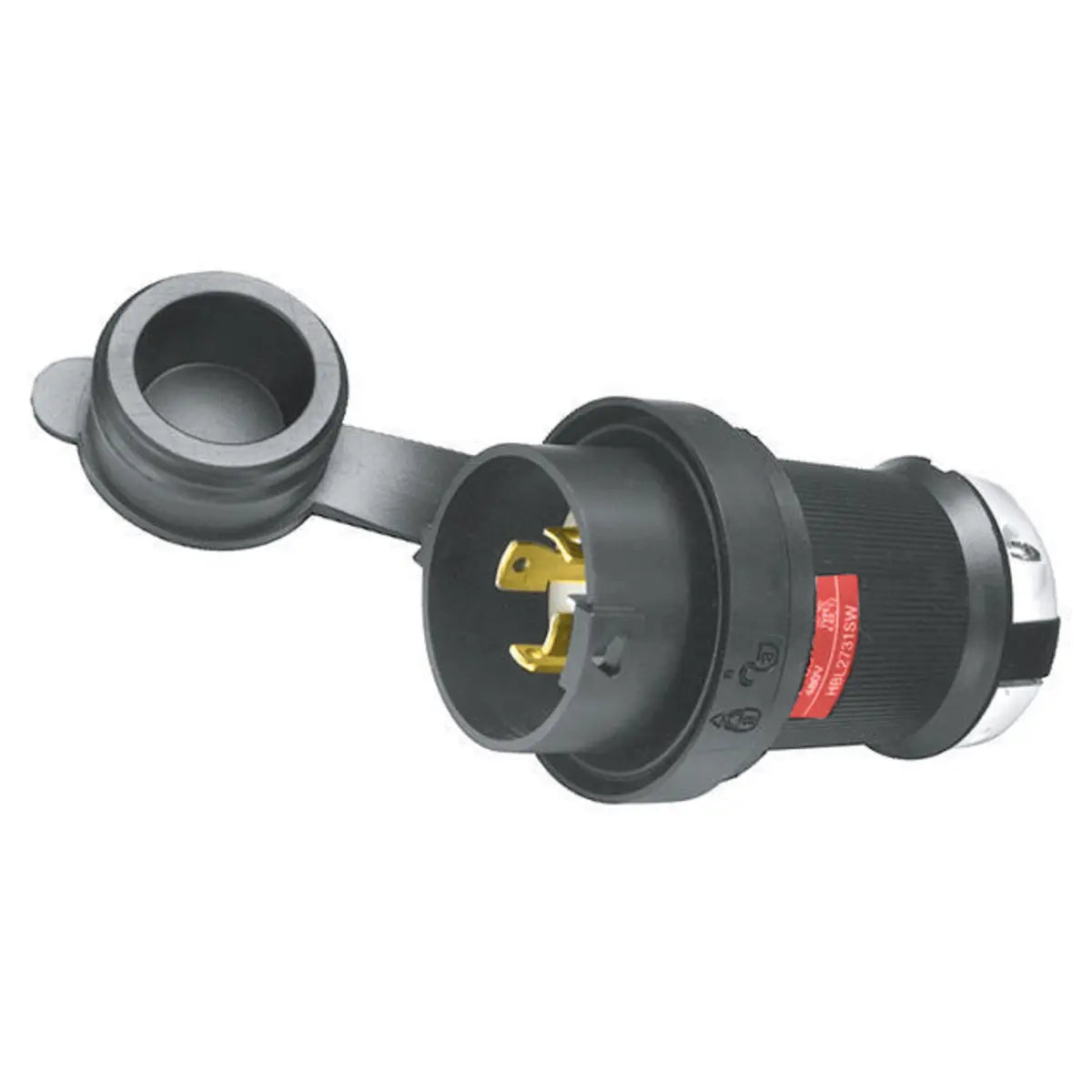HBL2731SW - Hubbell Wiring Device-Kellems - 30A Male Plug Twist Lock Locking Device