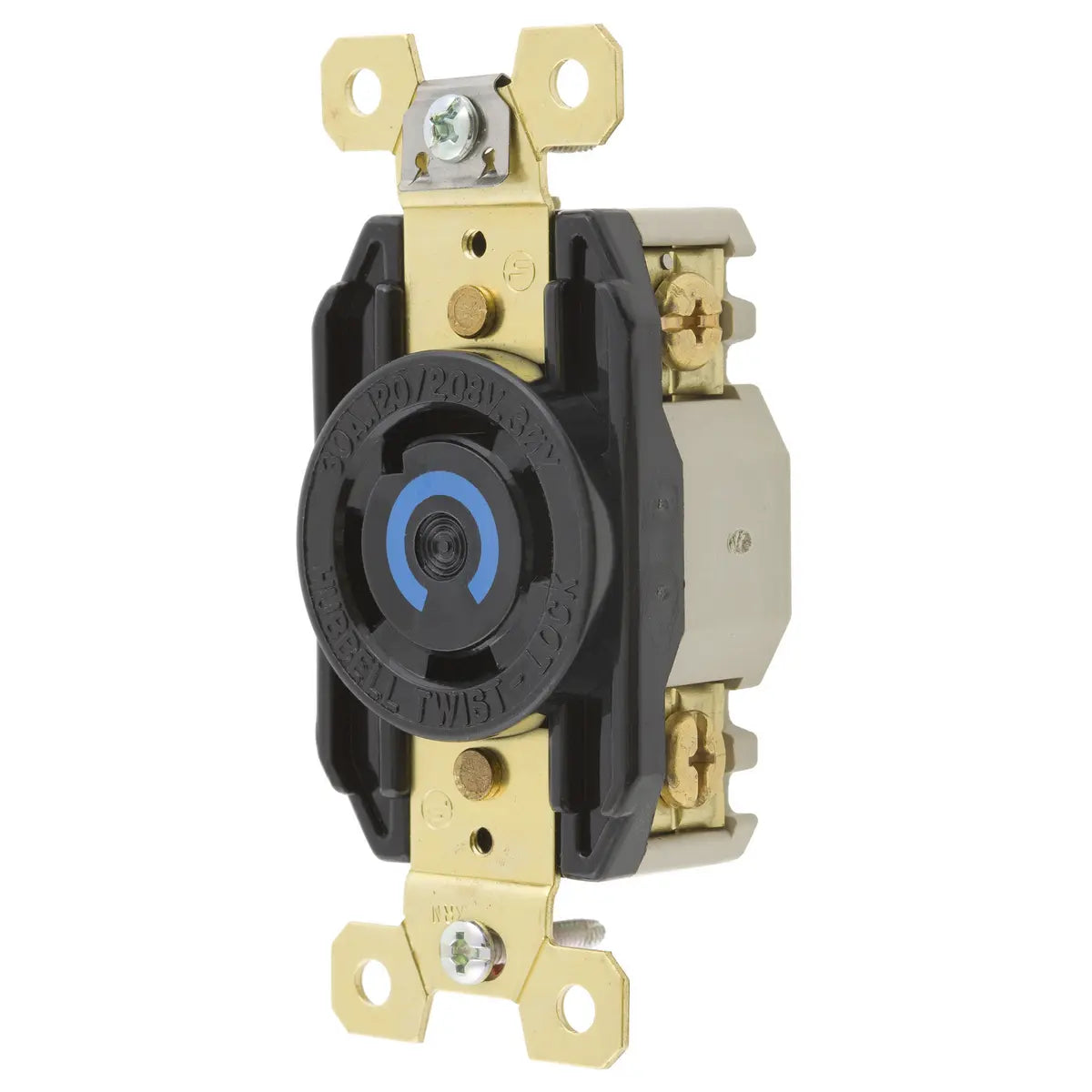 HBL2750 - Hubbell Wiring Device Kellems - 30A Receptacle Twist Lock Locking Device