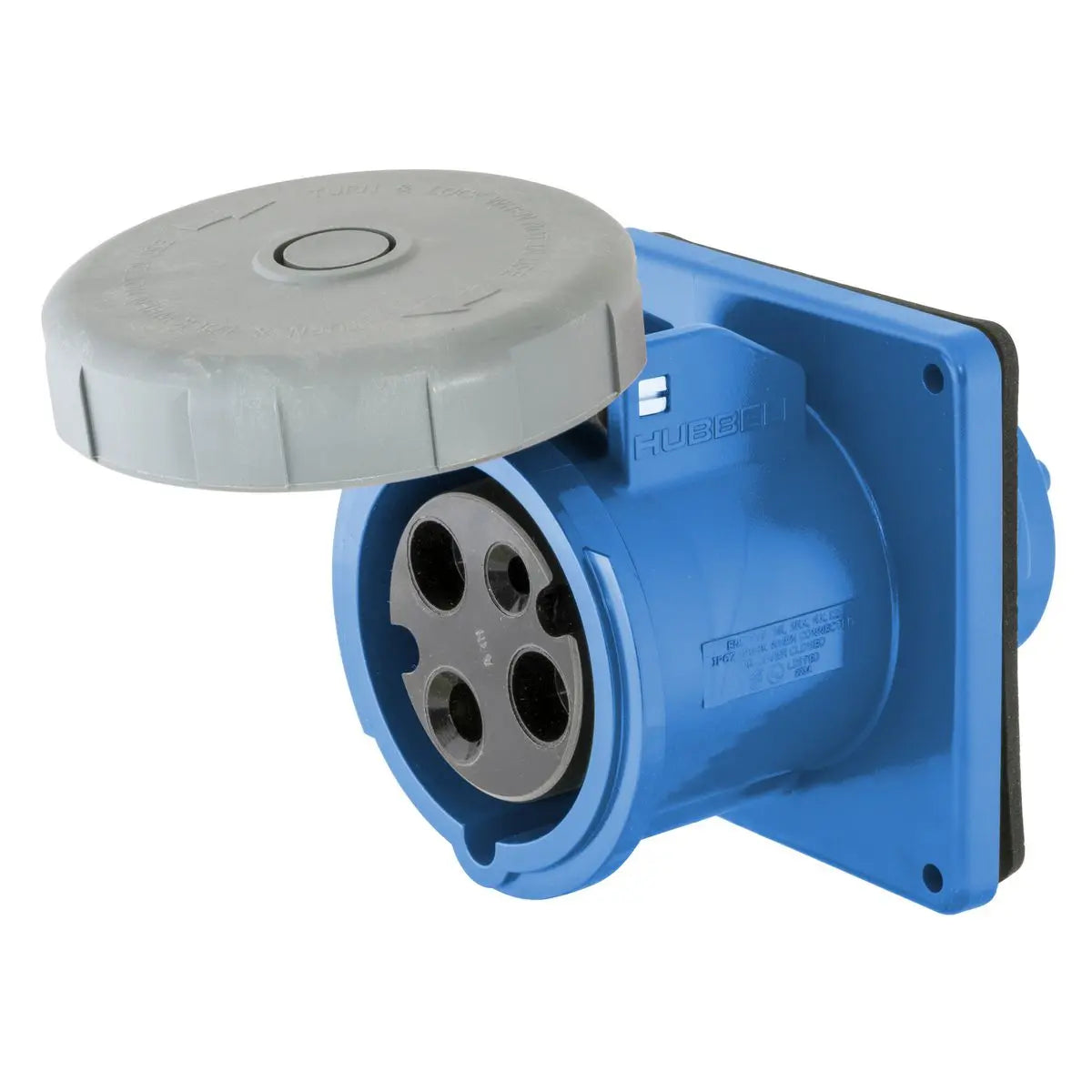 HBL3100R6W - Hubbell Wiring Device Kellems - 100A Receptacle Twist Lock Locking Device