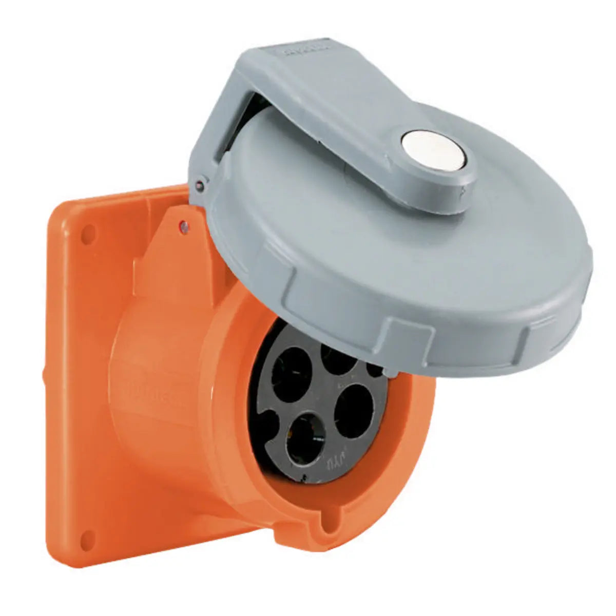 HBL4100R12W - Hubbell Wiring Device-Kellems - 100A Female Receptacle IEC Pin and Sleeve