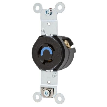 HBL4560 - Hubbell Wiring Device-Kellems - 15A Female Receptacle Flush Twist-Lock Locking Device