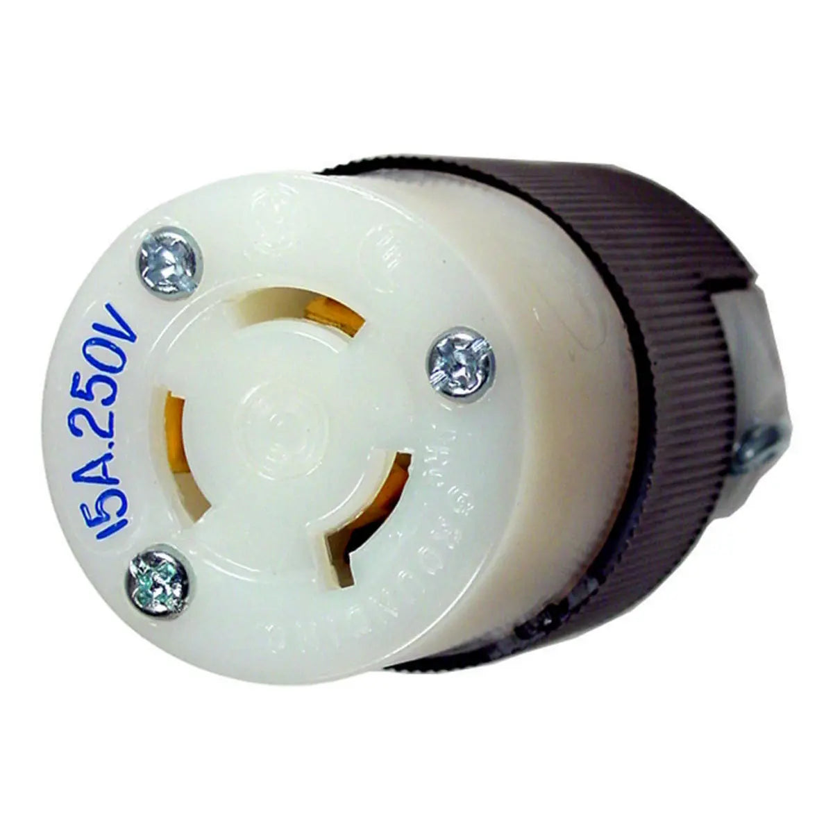 HBL4579C - Hubbell Wiring Device-Kellems 15A 250V 2 Pole 3 Wire Female Connector Body Twist Lock