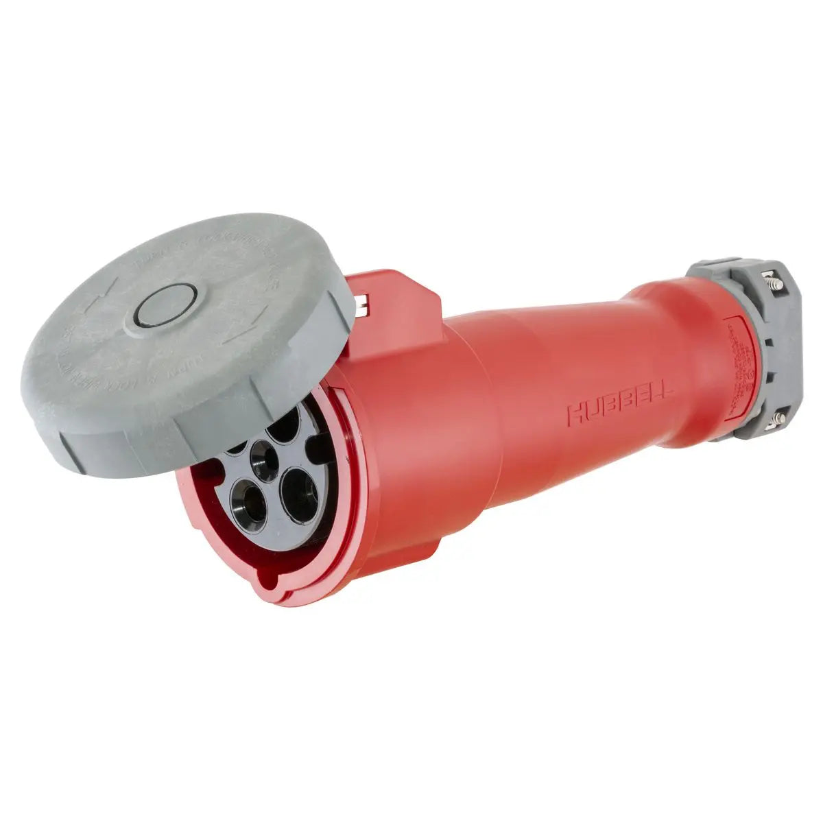 HBL460C7W - Hubbell Wiring Device-Kellems - 60A 480V AC 3 Phase Female Connector Body Watertight IEC Pin and Sleeve