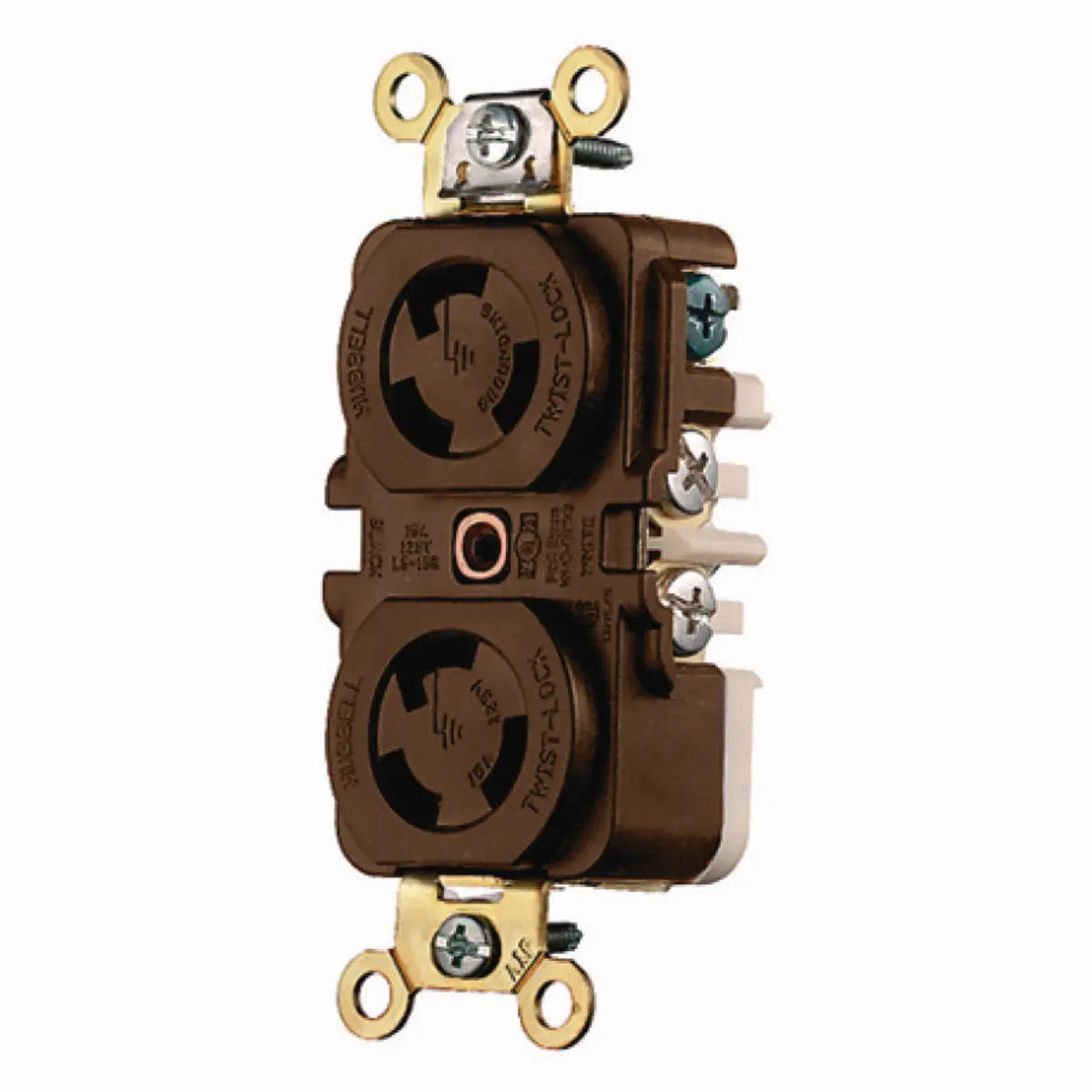 HBL4700 - Hubbell Wiring Device-Kellems - 15A 125V 2 Pole 3 Wire Grounding Locking Devices Screw Terminal Twist Lock