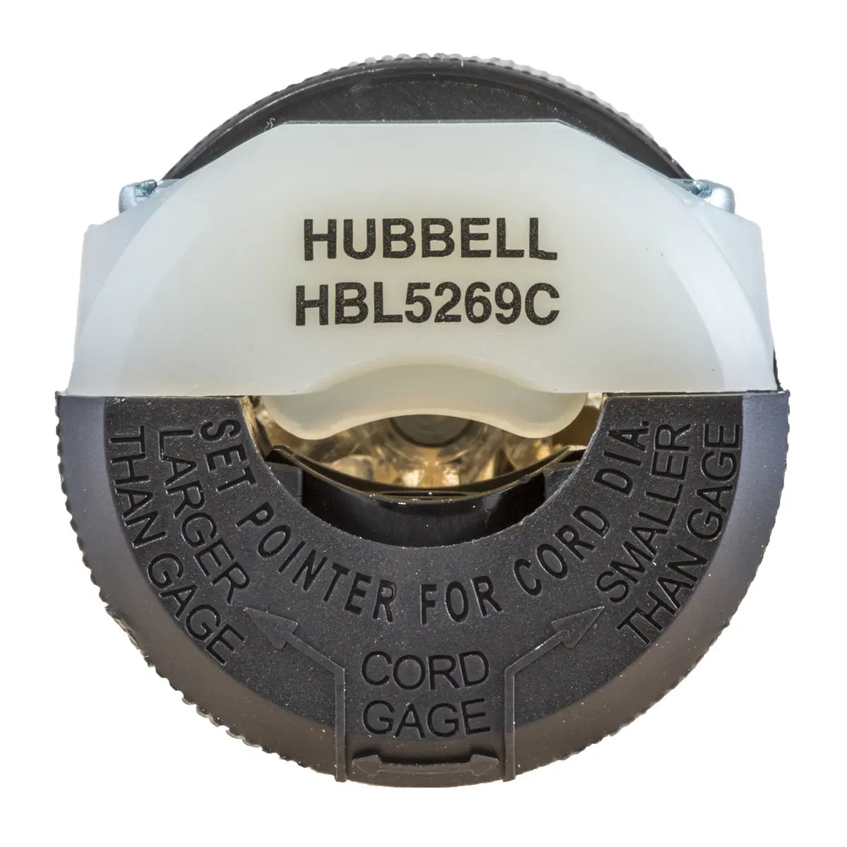 HBL5269C - Hubbell Wiring Device-Kellems - 15A 125V 2 Pole 3 Wire Connector Body Straight Blade Devices