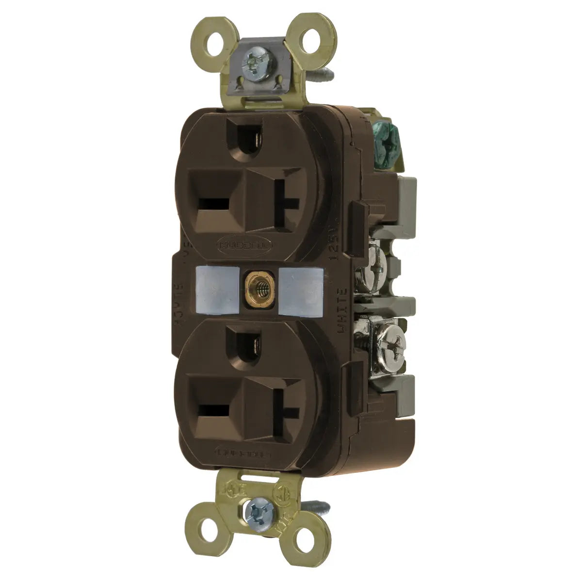 HBL5462 - Hubbell Wiring Device-Kellems - 20A 250V 2 Pole 3 Wire Duplex Receptacle Straight Blade Devices