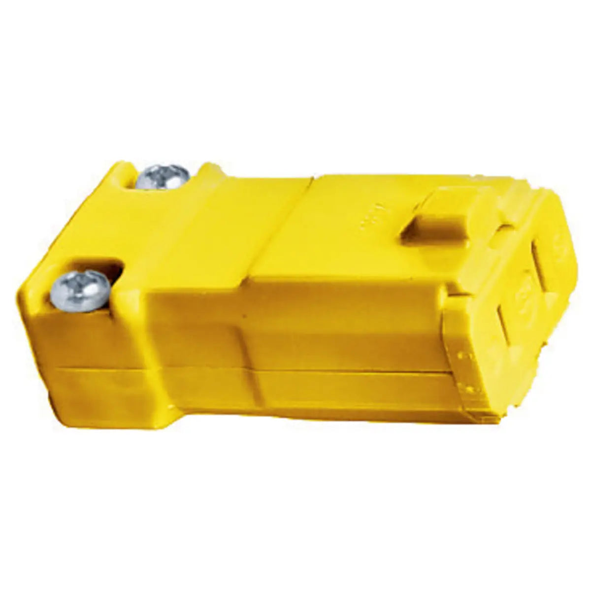HBL5869VY - Hubbell Wiring Device Kellems - 15A 125V 2 Pole 2 Wire Non-Grounding Female Connector Body Straight Blade Devices