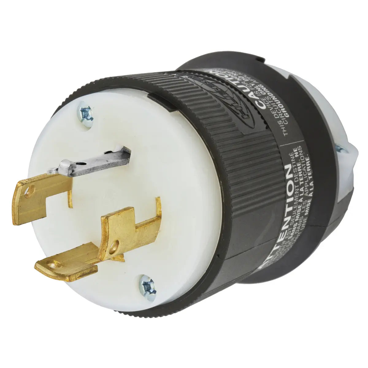 HBL7411C - Hubbell Wiring Device-Kellems - 20A/120/208V 3-Phase 4-Pole 4-Wire Non-Grounding Male Plug Industrial Twist-Lock Locking Devices