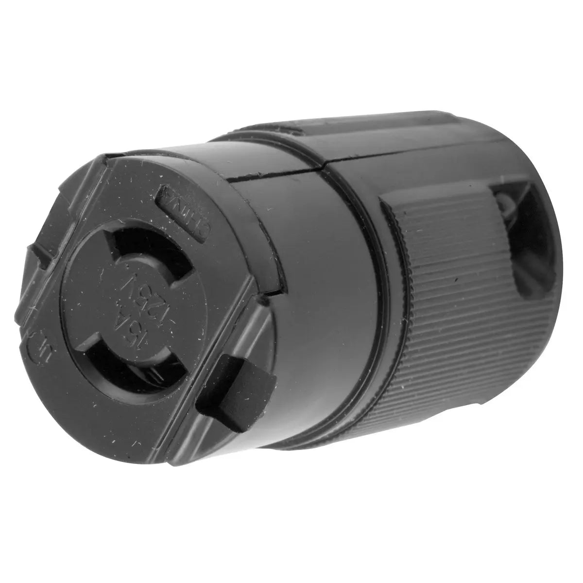 HBL7464V - Hubbell Wiring Device-Kellems - 15A/125V 2-Pole 2-Wire Non-Grounding Female Connector Body Valise Midget Twist-Lock Devices