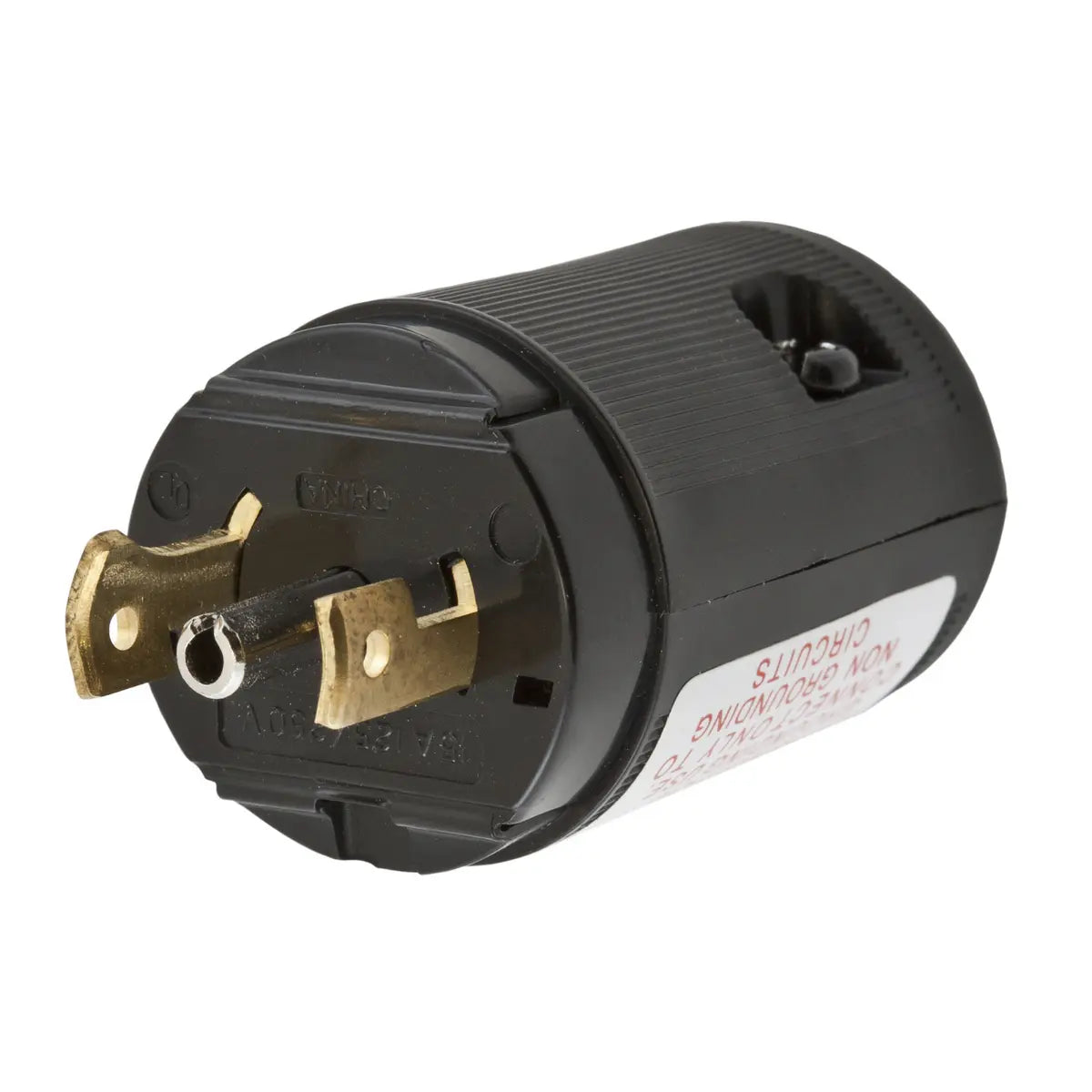 HBL7485V - Hubbell Wiring Device Kellems 15A 125/250V 3 Pole 3 Wire Non Grounding Male Valise® Plug Midget Twist Lock®