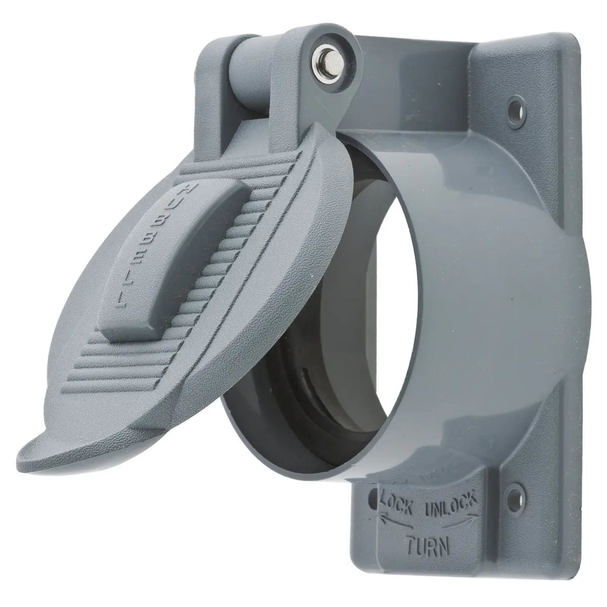 HBL7774WO - Hubbell Wiring Device Kellems Weatherproof Cover 1 Gang 50A Twist Lock® Opening Thermoplastic