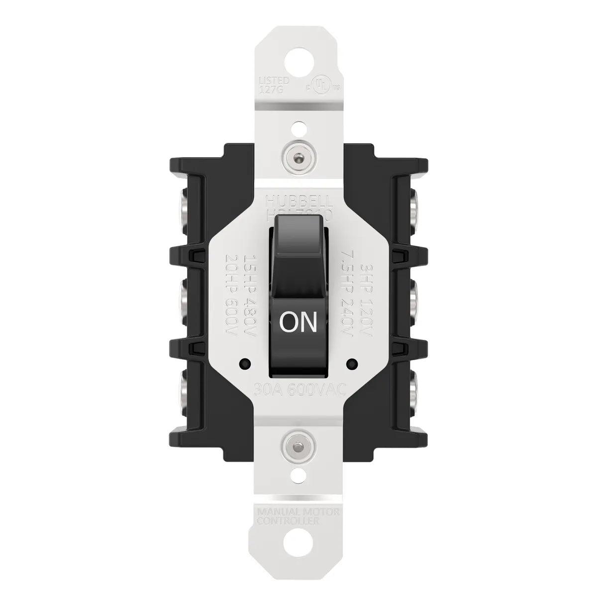 HBL7810 - Hubbell Wiring Device Kellems 30A 600V AC 3 Pole Manual Motor Controller Disconnect