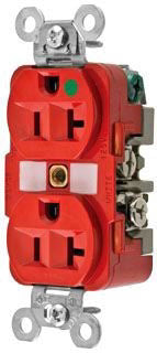 HBL8300R - Hubbell Wiring Device-Kellems 20A 125V 2 Pole 3 Wire Receptacle Duplex