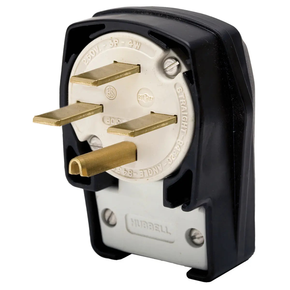 HBL8432C - Hubbell Wiring Device-Kellems 30A 250V 3 Pole 4 Wire Plug Straight Blade Devices