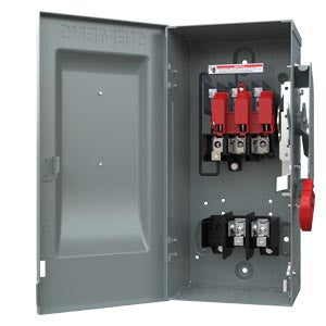 HF261 - Siemens - 30 Amp 2-Pole 600 Volt Fused Heavy Duty Safety Switch