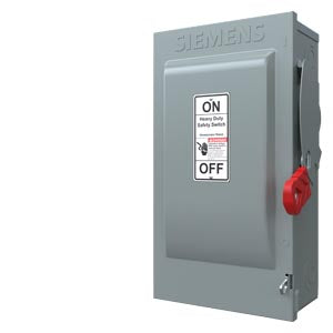 HF362N - Siemens - 60A 600V 3 Pole Fused Heavy Duty Safety Switch